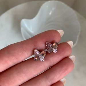 SWAROVSKI Crystal Butterfly Stud Earrings